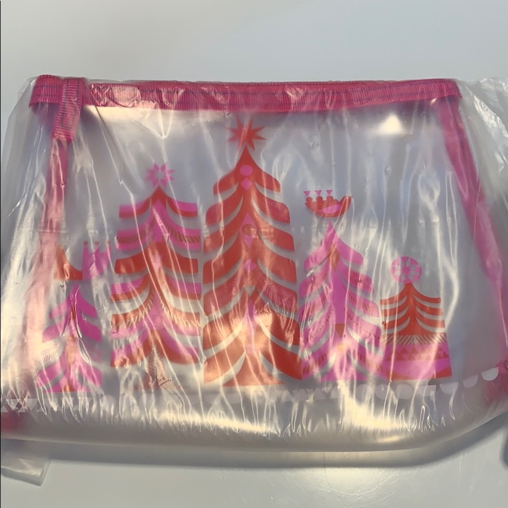 Cosmetic Bag - Christmas Tree Print